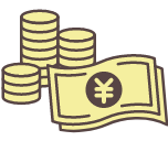 現金払い｜イラスト