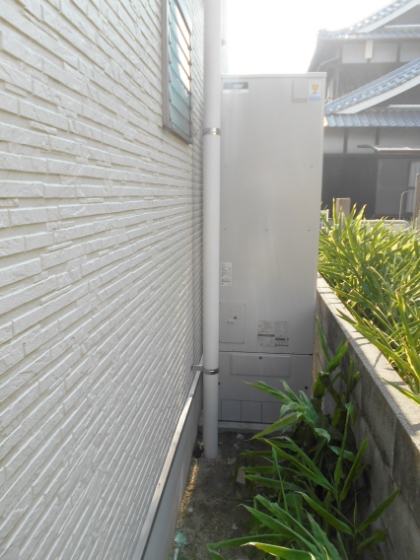 エコキュート交換工事|松前町|しろくま様邸